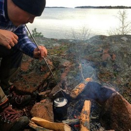  Teleskopik Ateş Başlatıcı Outdoor Üfleme Borusu 63 Cm